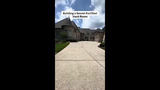 Building a Secret Fortified Vault Room