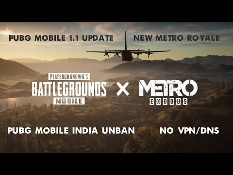 how-to-update-pubg-mobile-1.1-|-new-metro-royale-|-pubg-mobile-india-launch-|-100%-safe-|-no-vpn/dns