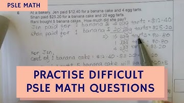 How to Solve Difficult PSLE Math Questions (PSLE Math Q Part 1)