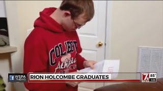 Rion Holcombe graduates from Clemson LIFE