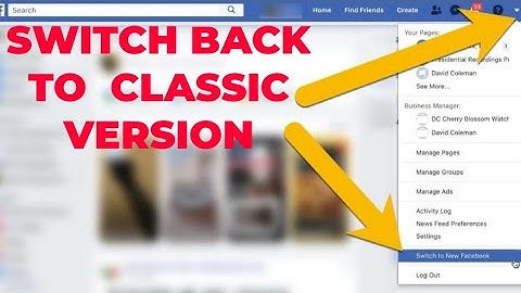 How To Get Back Facebook Old Version From New | Change Facebook To Classic Version 2021