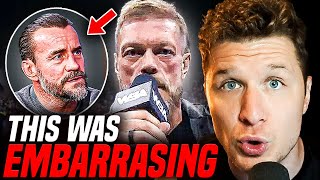 AEW's EMBARRASSING Response To CM Punk PROVED Him Right.. They NEVER Learn