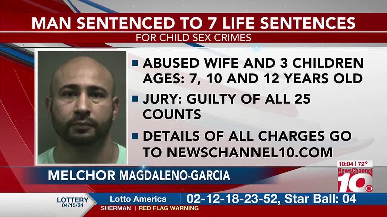 VIDEO: Man sentenced to 7 life sentences for child sex crimes - YouTube