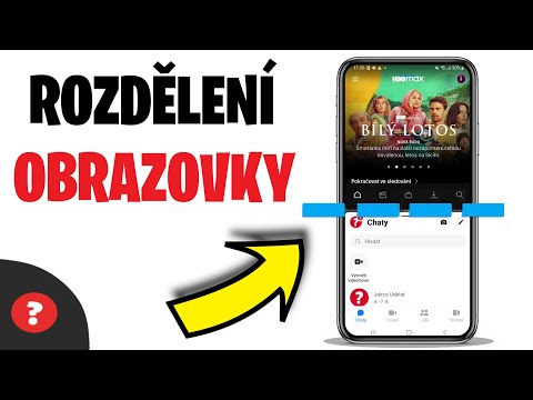 Jak ROZDĚLIT OBRAZOVKU TELEFONU | Návod | Android / Telefon / Rozdělení obrazovky