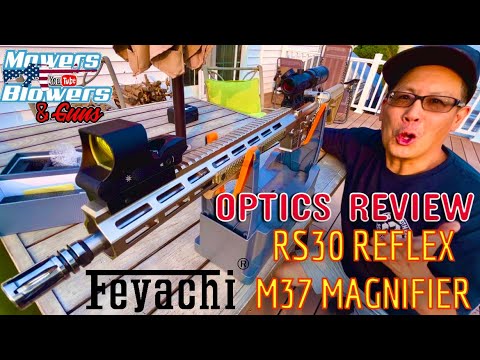 Feyachi M37 1.5 x – 5 x Magnifier for Red Dots, with Focus Setting by Side Mounting
