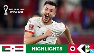 Sudan v Egypt | FIFA Arab Cup Qatar 2021 | Match Highlights