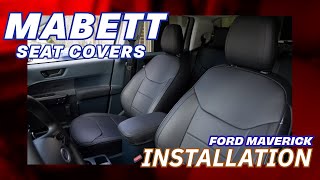 Mabett Seat Covers Installation | Ford Maverick