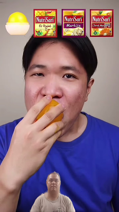 Es Nutrisari dengan berbagai varian rasa #food #mukbang #satisfying @JonCit91 #ice