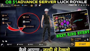 Advance Server Luck Royale Not Showing Problem | Advance Server Ob51 Mein Luck Royale Kab Aayega
