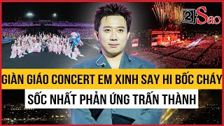 The Scaffolding Of The Em Xinh Say Hi Concert Suddenly Caught Fire, Tran Thanhs Reaction Was The...