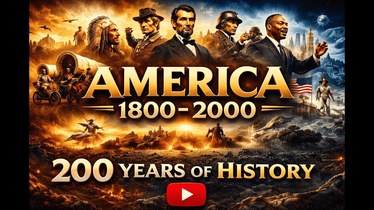 America from 1800 to 2000 | 200 Years of U.S. History Explained in One Story