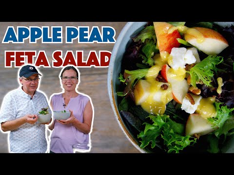 Video: Pear And Apple Salad With Feta Cheese - Recipe With Step By Step Photos And Videos