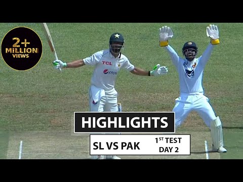 1st Test - Day 2 | Highlights | Pakistan Tour Of Sri Lanka | 17th July 2023