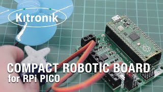 Compact Robotics Board for Raspberry Pi Pico by Kitronik