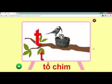 Dạy bé học chữ cái tiếng Việt - Chữ T