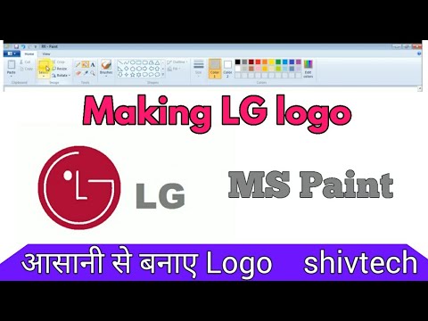 make a LG logo by MS Paint🤩🤩🥰🥰😍😍/-