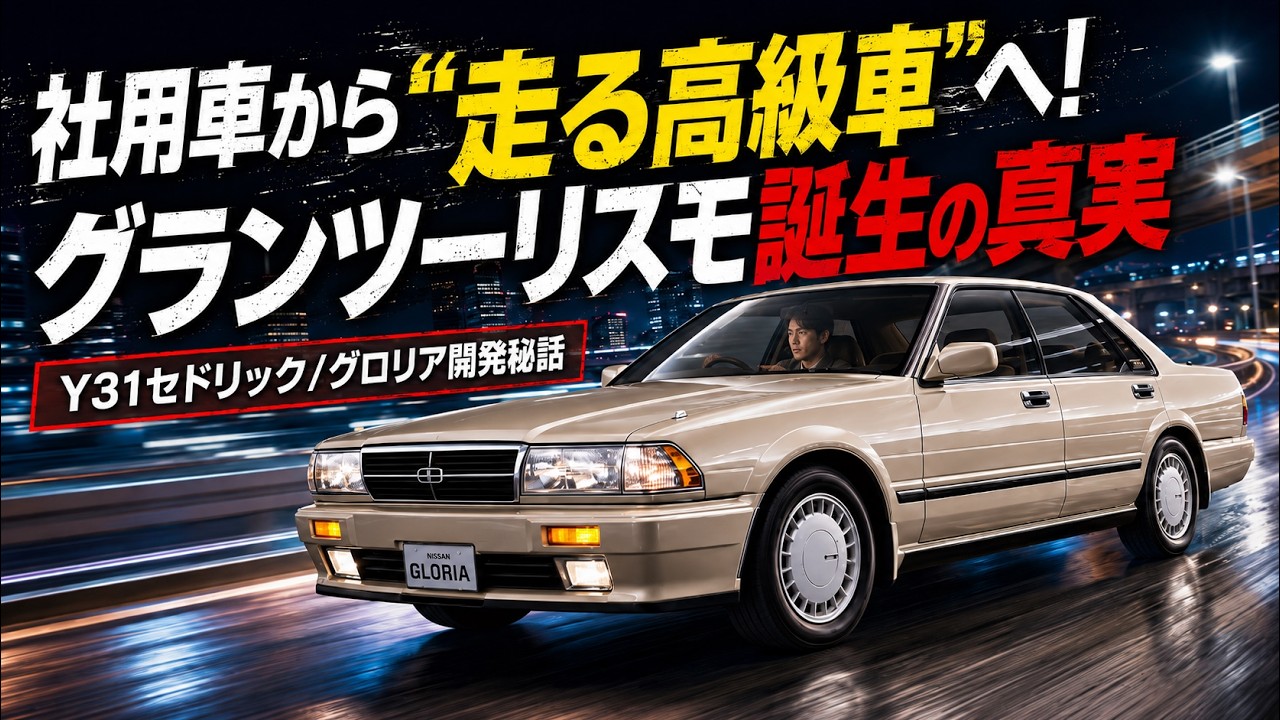 Y31 Cedric/Gloria] From Brougham to Gran Turismo: The Day Nissan