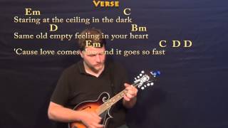 Let Her Go (Passenger) Mandolin Cover Lesson with Chords / Lyrics