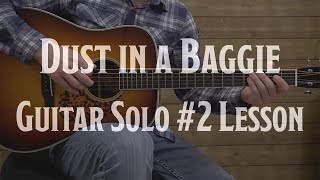 Dust in a Baggie -  Billy Strings (Solo #2) - Bluegrass Guitar Lesson