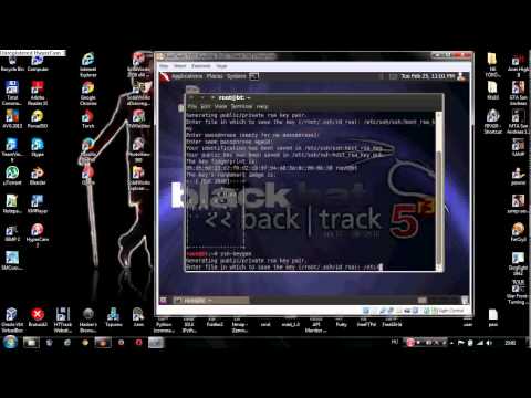 Cyber Warrior - Backtrack 5 ssh kapcsolat