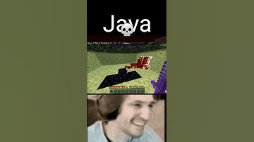 Wither Mu3rte Comparación - Java Vs Bedrock #shorts