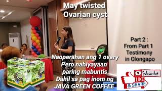 Testimony of Java Green Coffee #Ovariancyst #JavaGreenCoffee #Coffee #Greencoffee