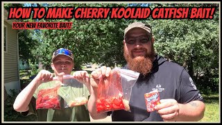 How to make “CHERRY BOMBS” koolaid CATFISH BAIT!