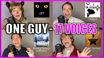 ONE GUY, 17 VOICES! (BROADWAY) - Wicked, Hamilton, Cats, Be More Chill, Dear Evan Hansen & MORE