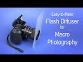 Simple DIY Flash Diffuser for Macro Photography