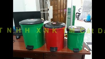 Thùng rác y tế đạp chân 15 lít,thùng rác đạp tròn 10 lít y tế