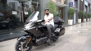 new GOLDWING 2021 Unboxing & Delivery  44 lakhs ki Bike ?