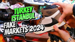 The fake Markets Bazar & Shops in Turkey Istanbul 2024 The shop owner took my camera to film himself