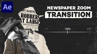 Newspaper Zoom Transition (After Effects Tutorial)