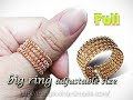 How to design unisex ring adjustable size  - DIY wire rings - full version ( slow ) 307