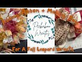 Adding Ribbon & Creating a Fall Bow for Leopard Print Wreath | DIY Autumn Wreath Tutorial