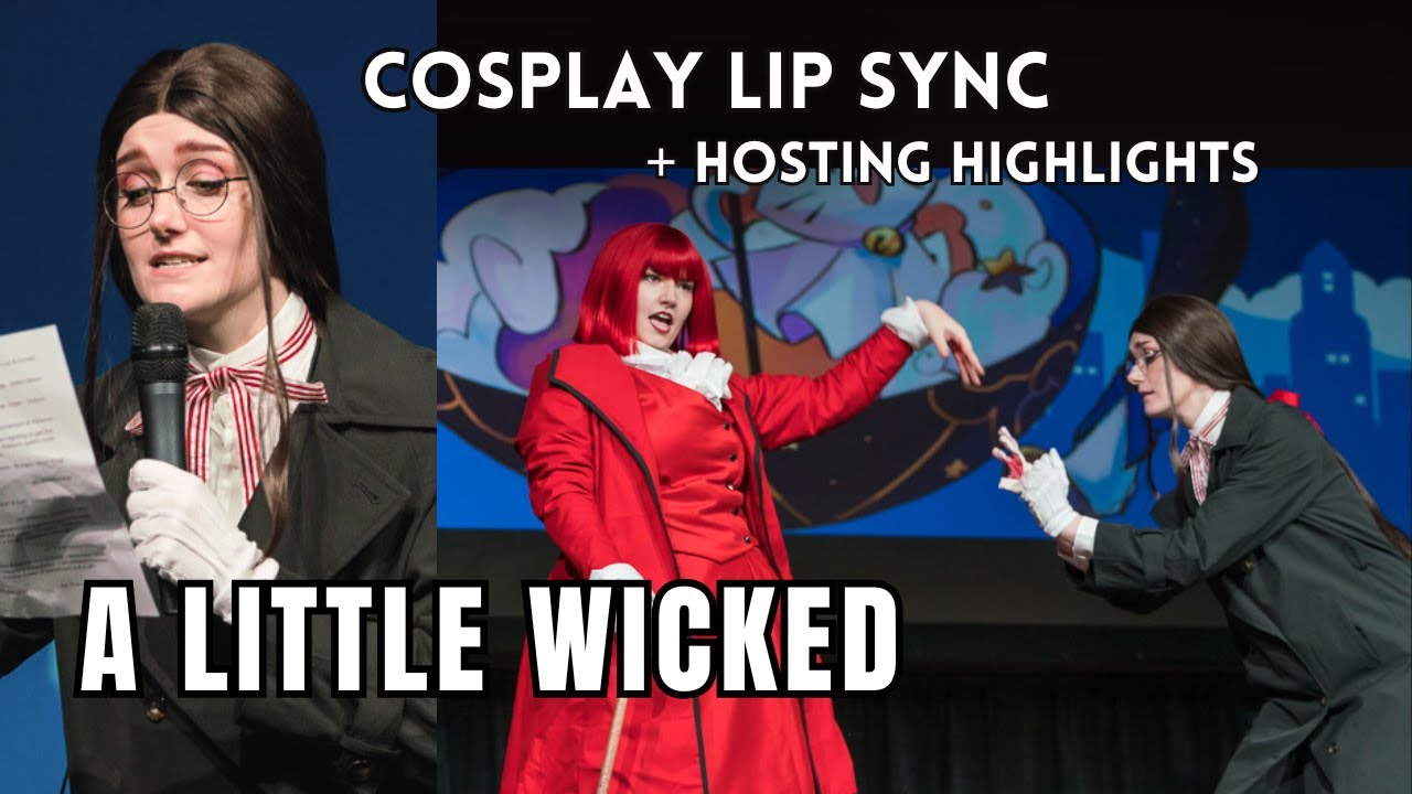 A LITTLE WICKED Grell & Madame Red | Cosplay Lip Sync | Kumoricon 2024