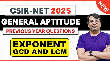 CSIR NET - Part A | PYQs Based on HCF & LCM | Life Science / Chemistry / Physics / Maths