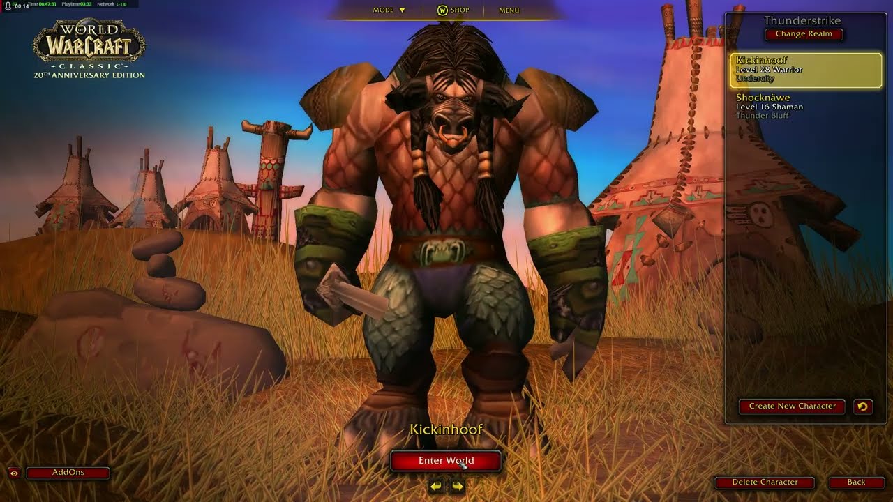 WoW Classic Part 23: Tarren Mill leveling