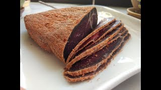 видео: Вяленое мясо (самый простой способ) картинка: Вяленое мясо (самый простой способ)