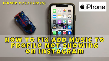 How to Fix Add Music to Profile Not Showing on Instagram iPhone 11,12,13 (2025)