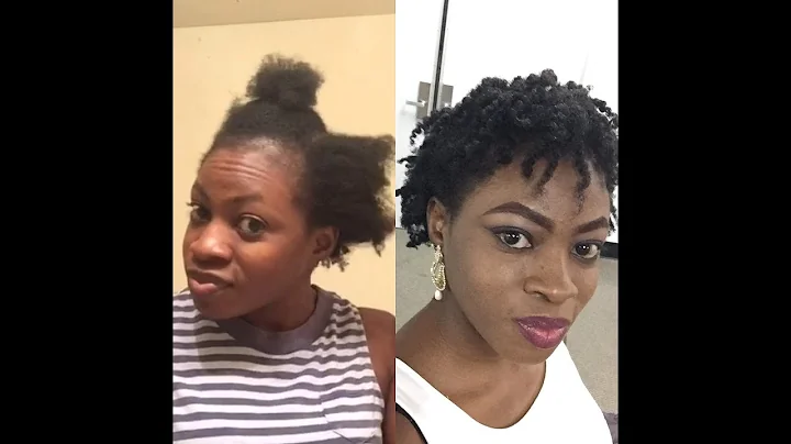 Short natural hair 1st time use/ Cantu shea butter...