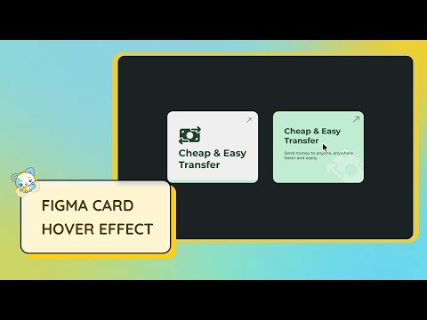 Mastering Figma For Beginners: How to Create a Slide Up Card Hover Effects E02
