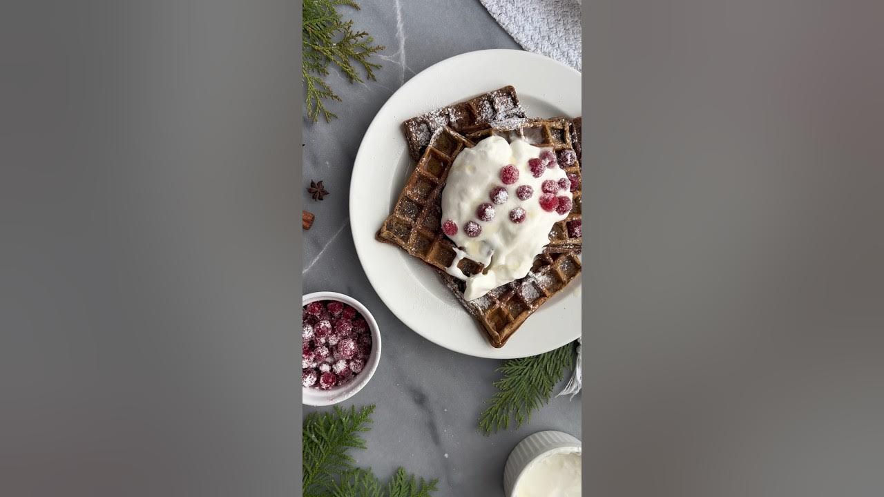 Gingerbread Waffles - Preppy Kitchen