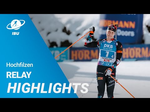 World Cup 23/24 Hochfilzen: Men Relay Highlights