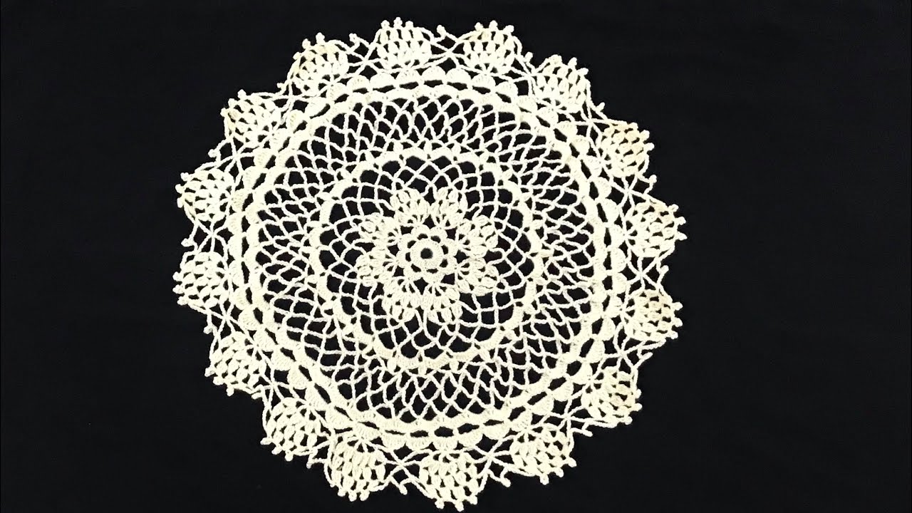 Crochet Doily Part 3 YouTube