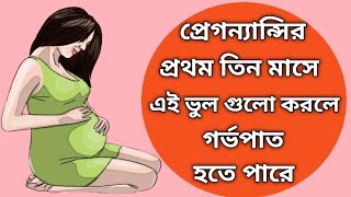 Third month of pregnancy care in Bangla || গর্ভাবস্থার তৃতীয় মাসের যত্ন || Fitrekha