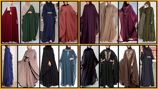 New Royal Modest Erfly Abaya Simple Double Layer Erfly Style Abaya
