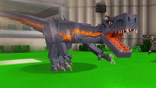 WE MADE AN INDORAPTOR! Jurassic World Minecraft DLC Gameplay screenshot 5