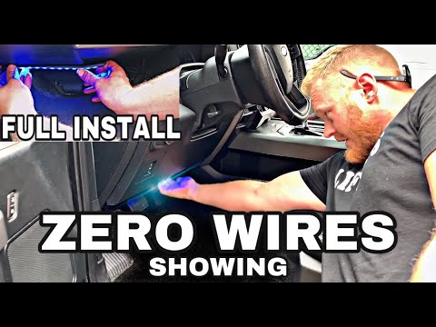INTERIOR LIGHTING INSTALL ON F150 | Step by step instruction | UNDER 20