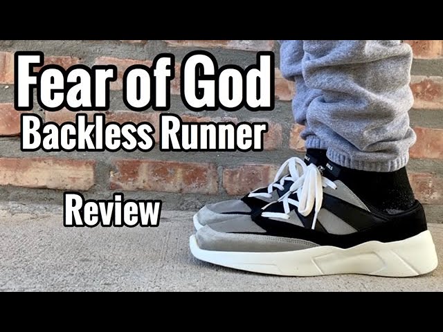 Fear Of God Essentials Backless Runner Review & On Feet - Youtube